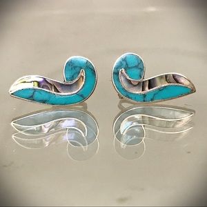 Vintage Mexican Silver Earrings